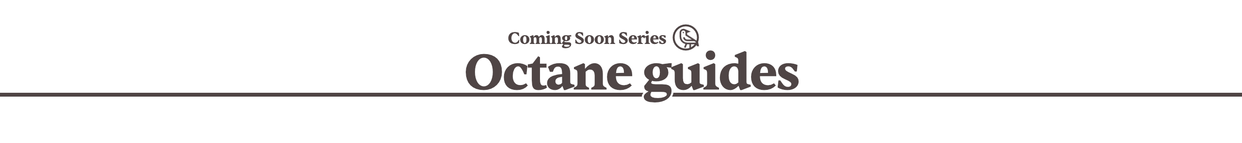 Octane Guides Coming Soon
